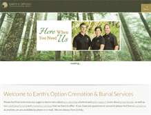 Tablet Screenshot of earthsoption.com